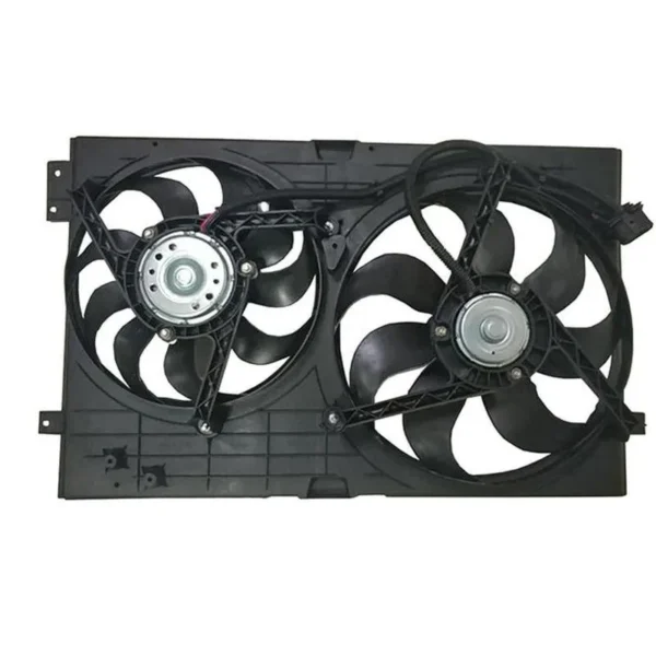 Yoonshan Radiator Fan for VOLKSWAGEN GOLF 1.9L TDI (2000-2006) Back_View(OE:1J0121205B,6X0959455A,1J0121206C,6X0959455F,1J0121206D,1J0121206F,1J0121206G,1J0959455M,620-799)