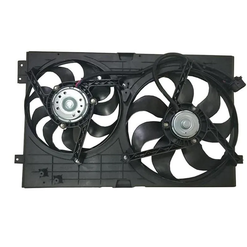 Yoonshan Radiator Fan for VOLKSWAGEN GOLF 1.9L TDI (2000-2006) Back_View(OE:1J0121205B,6X0959455A,1J0121206C,6X0959455F,1J0121206D,1J0121206F,1J0121206G,1J0959455M,620-799)