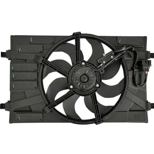 Yoonshan Radiator Fan for VOLKSWAGEN POLO Back_View(OE:2GB121203A)