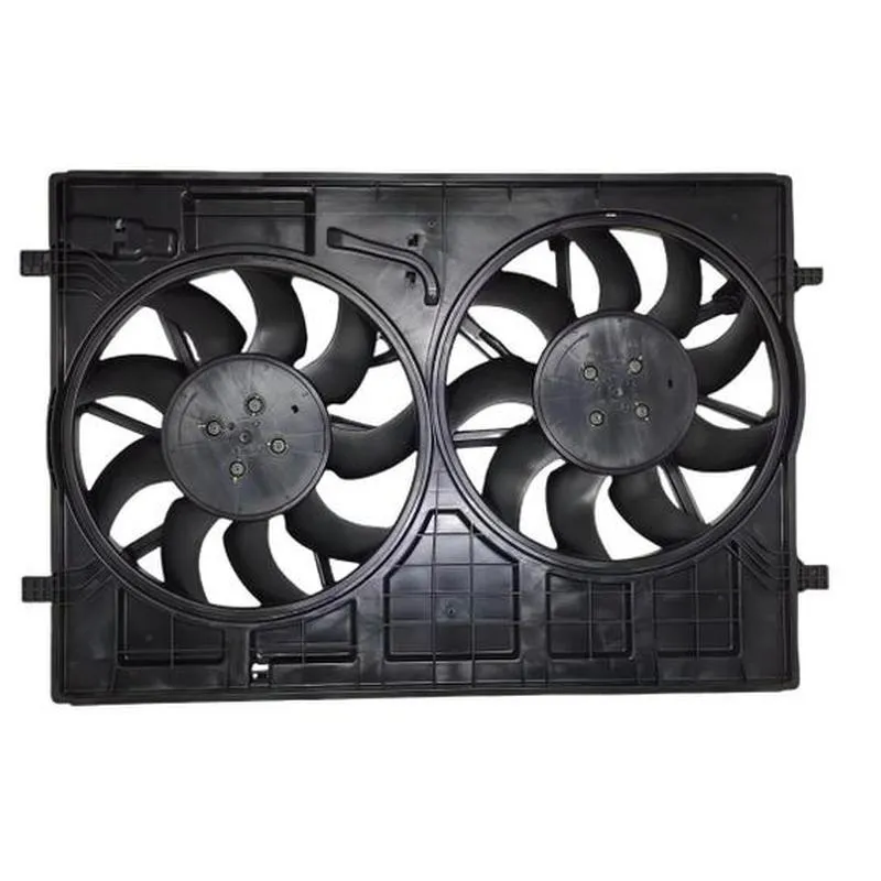 Yoonshan Radiator Fan for VOLKSWAGEN TERAMONT Back_View(OE:3QG121207,3QG959455,3QF121207,VW3115123,3QF121207)
