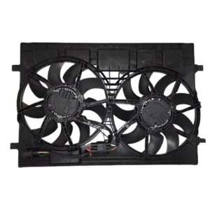 Yoonshan Radiator Fan for VOLKSWAGEN TERAMONT Front_View(OE:3QG121207,3QG959455,3QF121207,VW3115123,3QF121207)