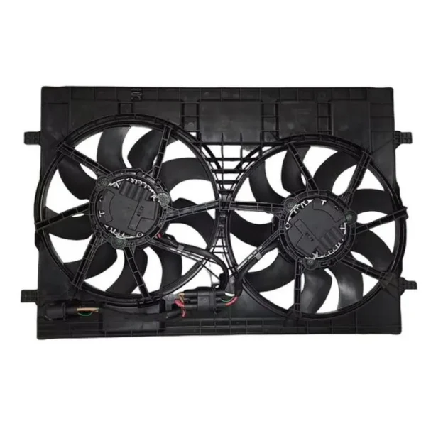 Yoonshan Radiator Fan for VOLKSWAGEN TERAMONT Front_View(OE:3QG121207,3QG959455,3QF121207,VW3115123,3QF121207)