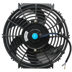 Yoonshan Universal Electric Radiator Fan 10 Inch Square Frame Curved Blade Front_View(For Bus Truck AC)
