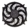 Yoonshan Universal Electric Radiator Fan 14 INCH SQUARE FRAME CURVED BLADE Back_View(For Bus Truck AC)