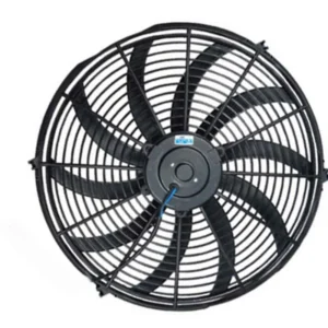 Yoonshan Universal Electric Radiator Fan 16 Inch Curved Blade Front_View(For Bus Truck AC)