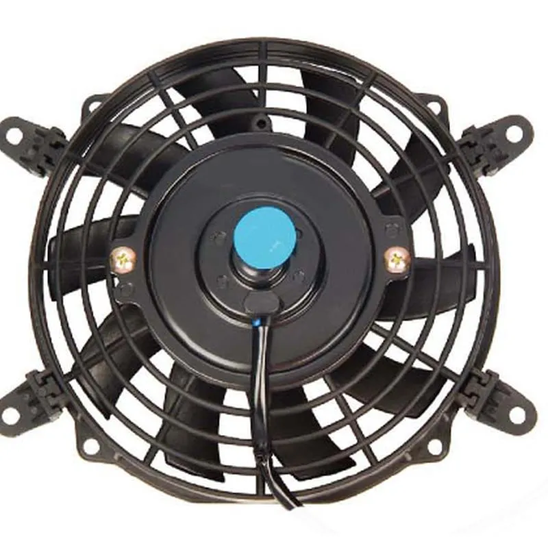 Yoonshan Universal Electric Radiator Fan 7 Inch Curved Blade Back_View(For Bus Truck AC)