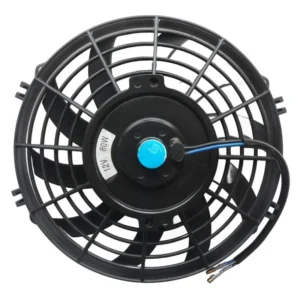 Yoonshan Universal Electric Radiator Fan 9 Inch Curved Blade Front_View(For Bus Truck AC)