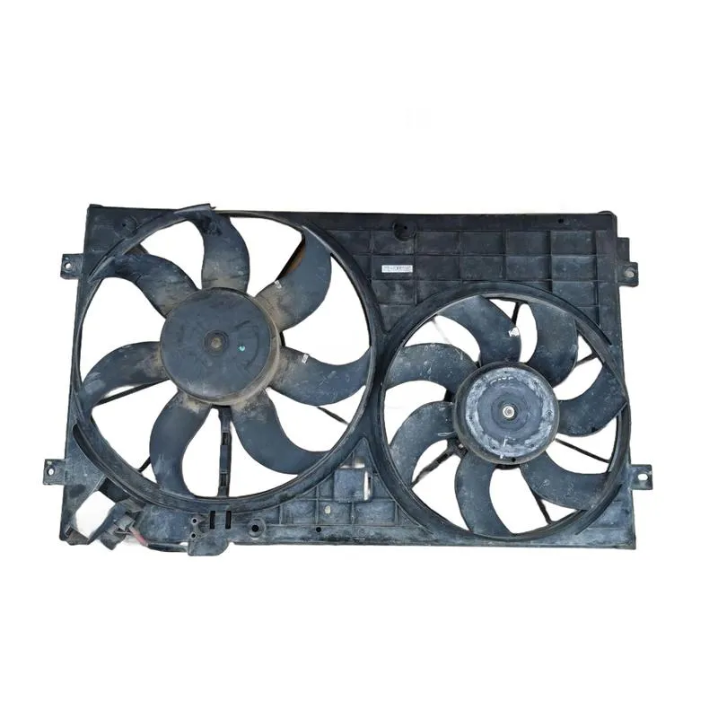 Large and small cooling fans in one assembly