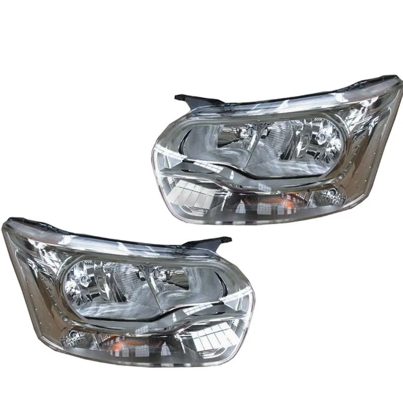 Yoonshan Head Light for FORD RANSIT (2014-2020) Pair_Front_View(OE:L:BK31-13W030-BF,R:BK31-13W029-BF)