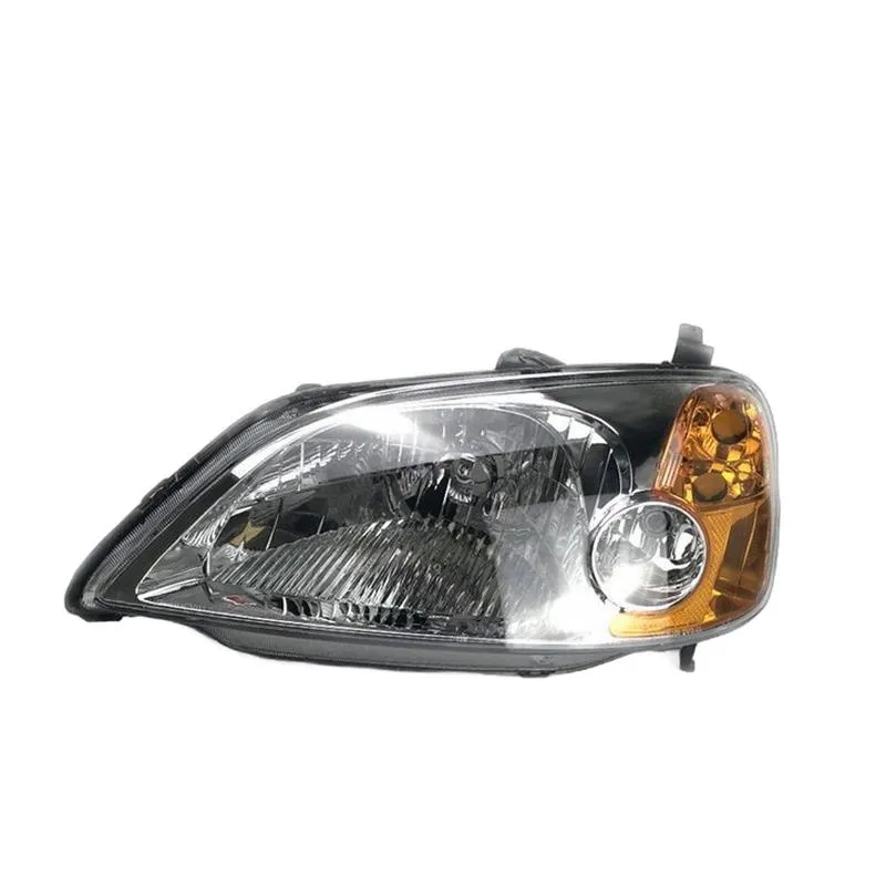 Yoonshan Head Light for HONDA CIVIC USA (2001-2003) Front_Closeup(OE:33101-S5A-A01,33151-S5A-A1)