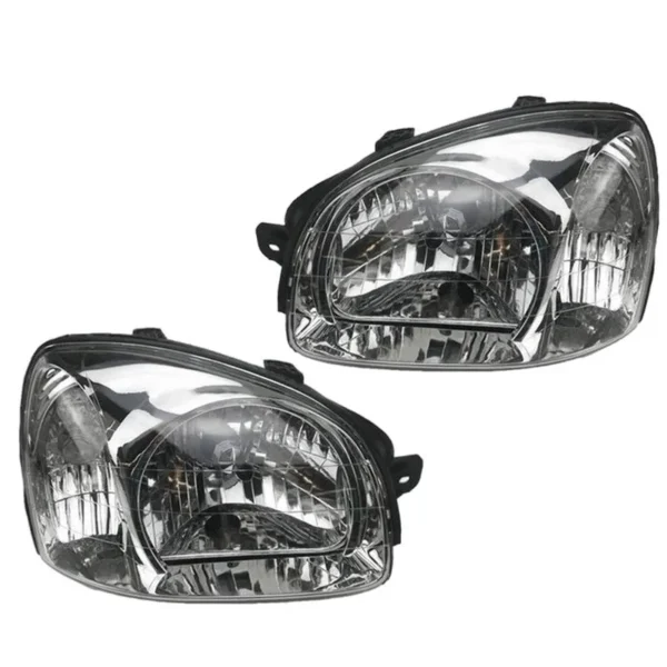 Yoonshan Head Light for HYUNDAI SANTA FE (2000-2007) Pair_Front_View(OE:R:92102-26010,L:92101-26010)