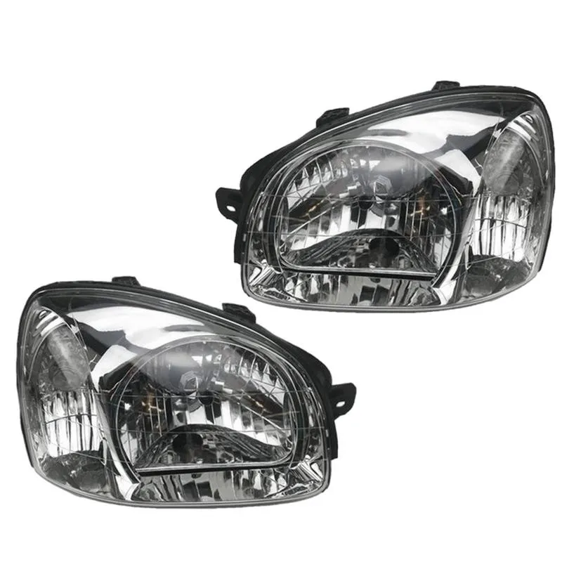 Yoonshan Head Light for HYUNDAI SANTA FE (2000-2007) Pair_Front_View(OE:R:92102-26010,L:92101-26010)