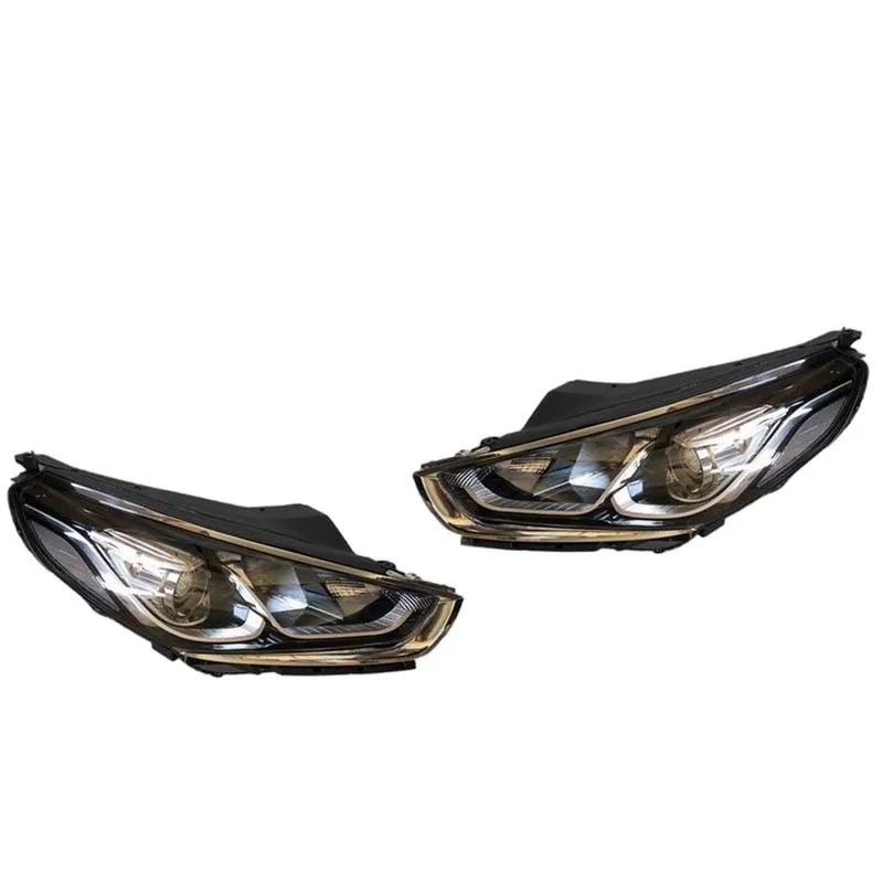 Yoonshan Head Light for HYUNDAI SONATA (2018) Pair_Front_View(OE:L:92101-C1500,R:92102-C1500)
