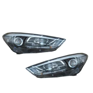 Yoonshan Head Light for HYUNDAI TUCSON (2016) Pair_Front_View(OE:92101-D3110,92102-D3110)