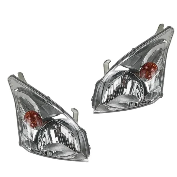 Yoonshan Head Light for LAND CRUISER PRADO (2003-2008) Pair_Front_View(OE:81130-6A220,81170-6A260,81130-6A230,81170-6A060)