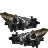 Yoonshan Head Light for MAZDA 3 (2017) Pair_Front_View(OE:BAPK-51-040F,BAPK-51-30F)