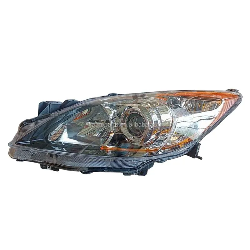 Yoonshan Head Light for MAZDA 3 4D 5D (2009-2013) Front_View(OE:R:BBP2-51-0KOG,L:BBP2-51-OLOG)