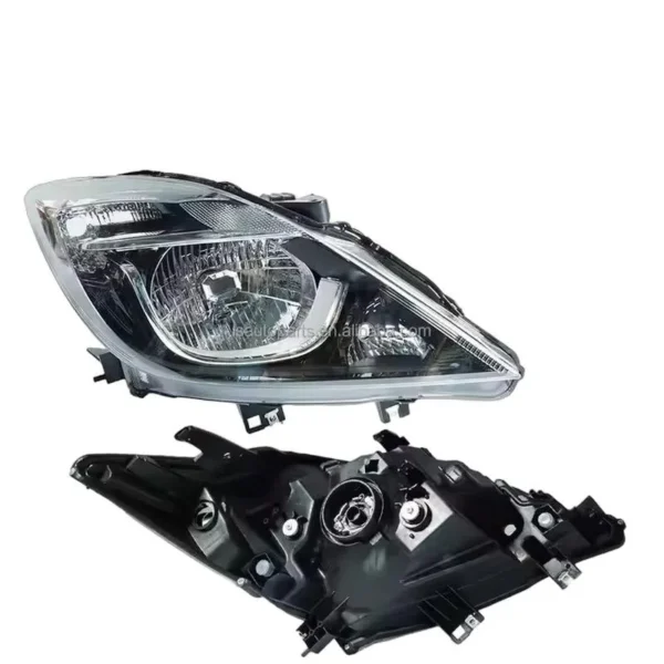 Yoonshan Head Light for MAZDA BT50 (2015-2020) Top_Angle_View(OE:UL4J-51-0L0A,UL4J-51-0K0A)