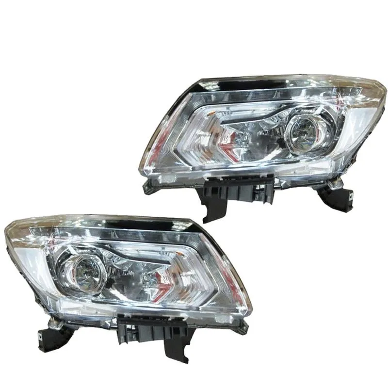 Yoonshan Head Light for NISSAN NAVARA FRONTIER NP300 (2015) Pair_Front_View(OE:26060-4JA3B,26010-4JA3B)
