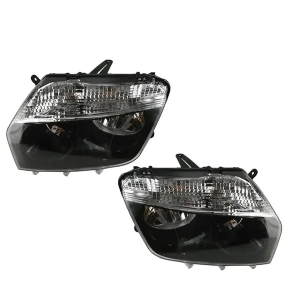 Yoonshan Head Light for RENAULT DACIA DUSTER (2010-2012) Pair_Front_View(OE:260100067R,260600069R)