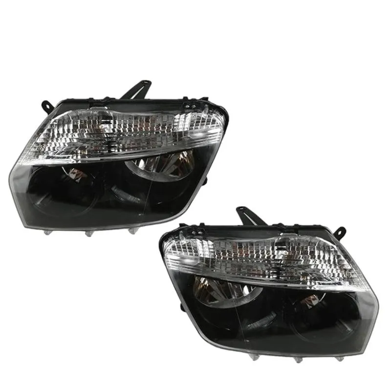 Yoonshan Head Light for RENAULT DACIA DUSTER (2010-2012) Pair_Front_View(OE:260100067R,260600069R)