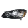 Yoonshan Head Light for TOYOTA COROLLA USA BLACK (2005-2008) Front_View(OE:81110-02370)