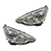 Yoonshan Head Light for TOYOTA PRIUS C NHP10/AQUA (2011-2014) Pair_Front_View(OE:81110-52E60,81150-52E60,52-244)