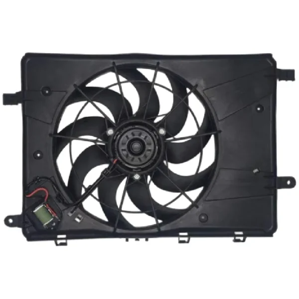 Yoonshan Radiator Fan for CHEVROLET CRUZE 1.5L (2015-) Back_View(OE:16466888,13267630,13335181,13335182,13289624,13289621,52429240)